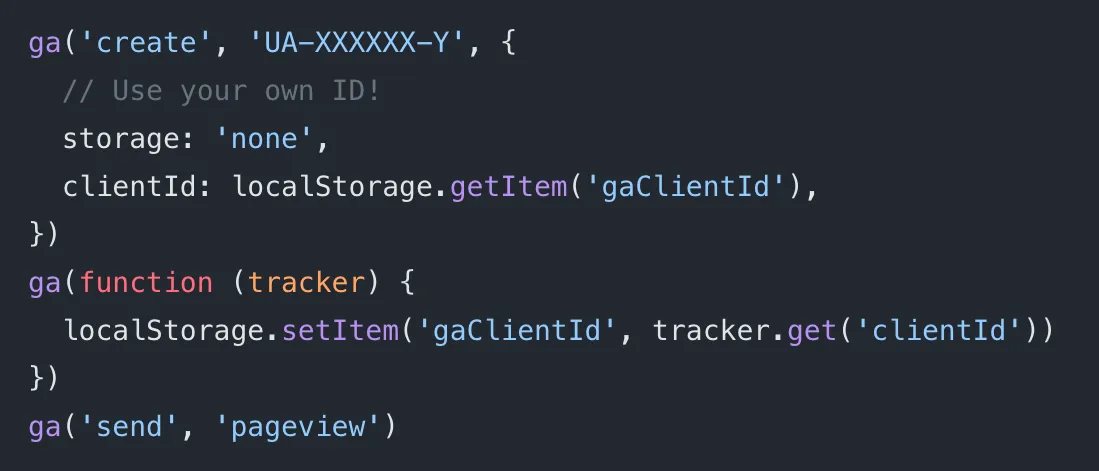 Privacy and Google Analytics