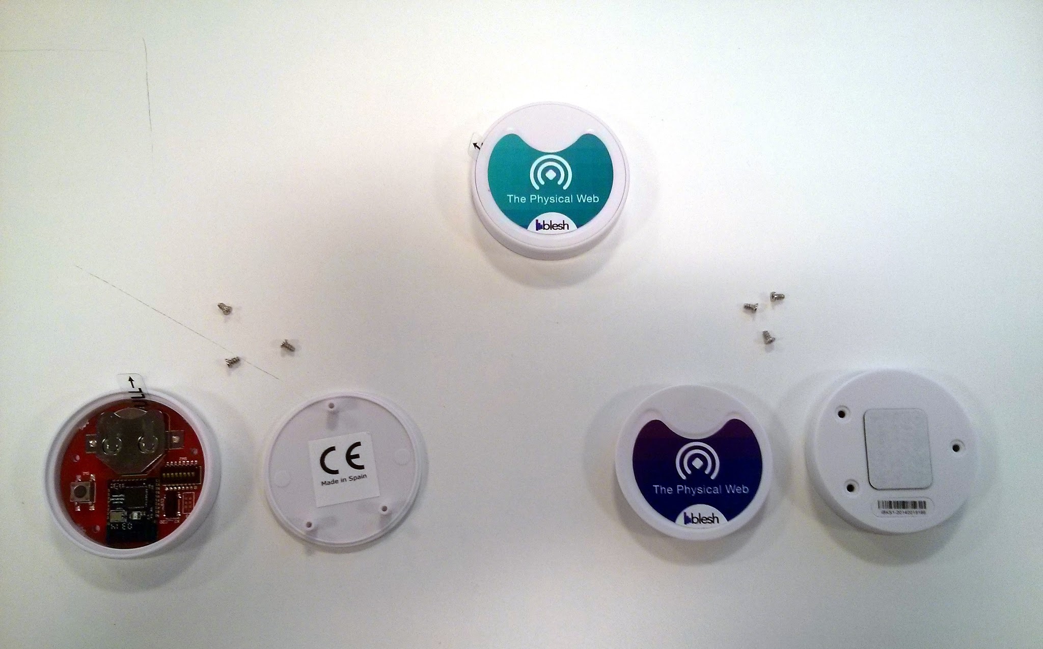 The Physical Web beacons by Blesh